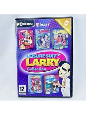 Leisure Suit Larry Collection Sierra PC CD-ROM 2006 5 Full Games